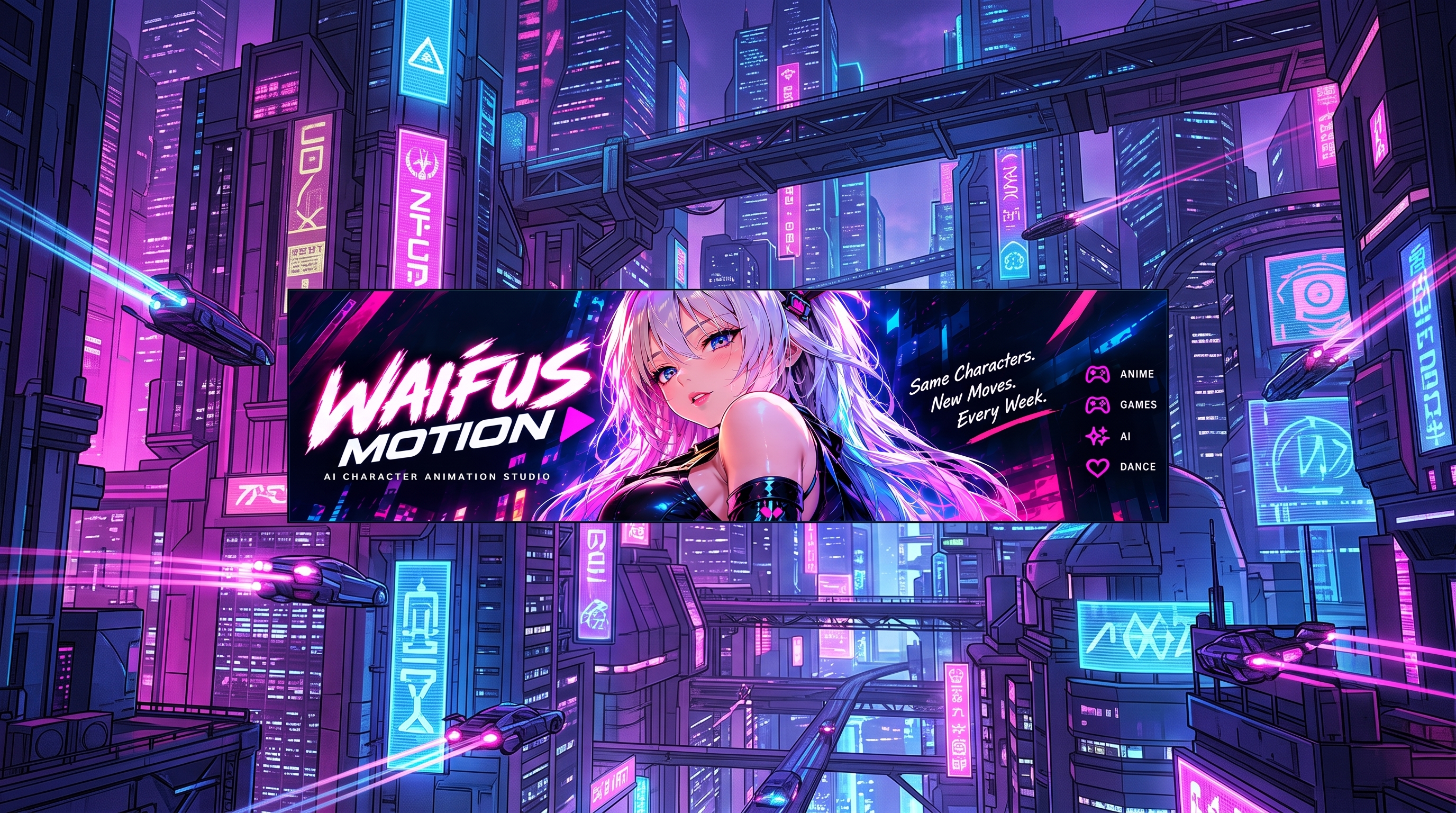 Waifus Motion Banner Artwork